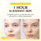 EQQUALBERRY Collagen Glow Up Maske 4x30g K Beauty Hautpflege für strahlende Haut
