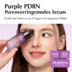 EQQUALBERRY Purple PDRN Pore Minimizing Serum 30ml K Beauty Hautpflege für strahlende Haut