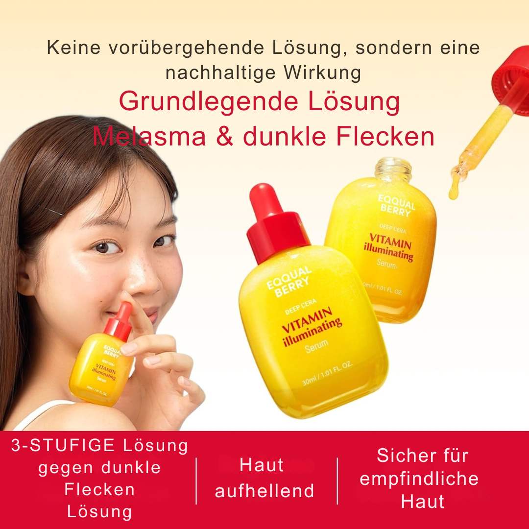 EQQUALBERRY Vitamin Illuminating Serum 30ml K Beauty Hautpflege für strahlende Haut