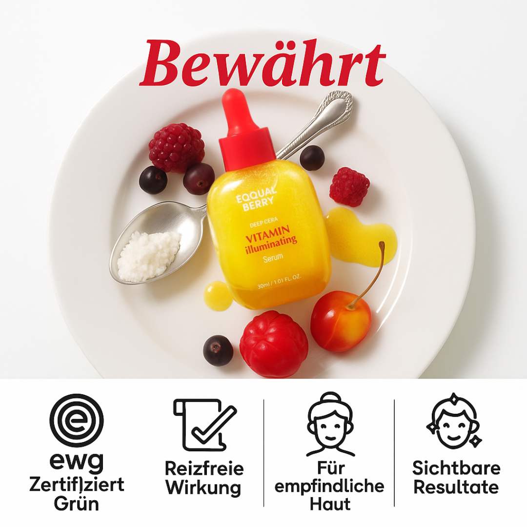 EQQUALBERRY Vitamin Illuminating Serum 30ml K Beauty Hautpflege für strahlende Haut