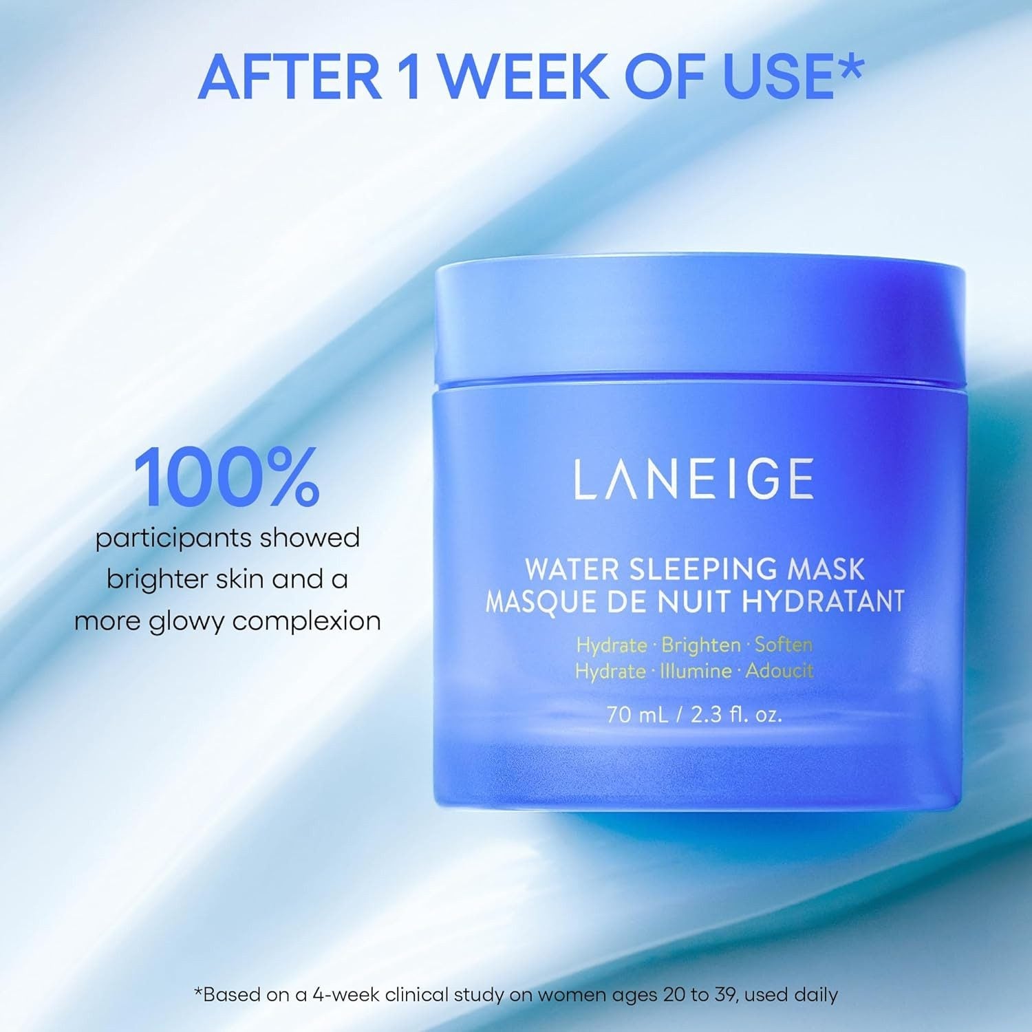 Laneige Water Sleeping Mask Ex 70ml K Beauty Hautpflege für strahlende Haut