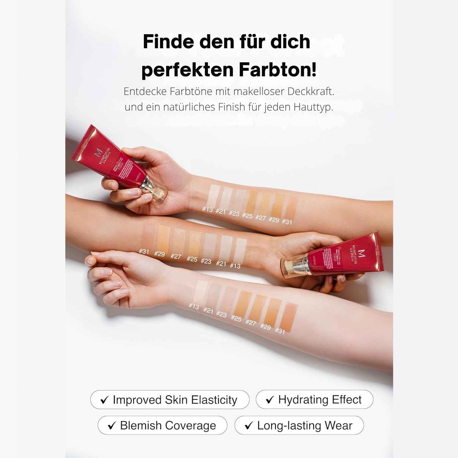 Missha M Perfect Cover BB Cream No.23 Natural Beige 50ml K Beauty Hautpflege für strahlende Haut