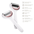 Geske MicroNeedle Face & Body Roller 8in1 SmartAppGuided K Beauty Hautpflege für strahlende Haut