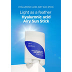 Isntree Hyaluronic Acid Airy Sun Stick SPF 50 - 22g K Beauty Hautpflege für strahlende Haut
