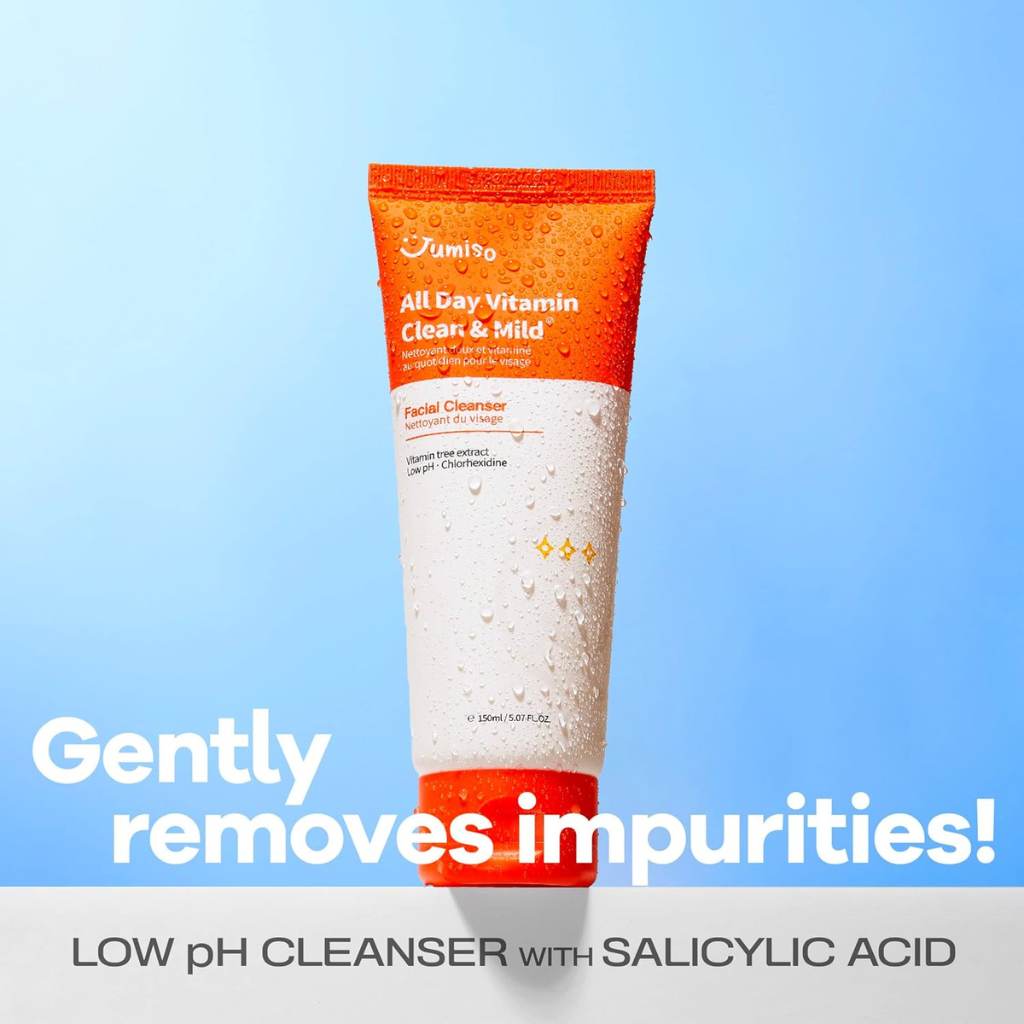 Jumiso All Day Vitamin Clean & Mild Facial Cleanser 150 ml K Beauty Hautpflege für strahlende Haut