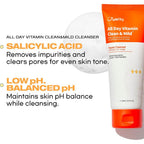 Jumiso All Day Vitamin Clean & Mild Facial Cleanser 150 ml K Beauty Hautpflege für strahlende Haut