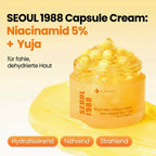K-Secret Seoul 1988 Capsule Cream Niacinamide 5 % + Yuja 50ml K Beauty Hautpflege für strahlende Haut