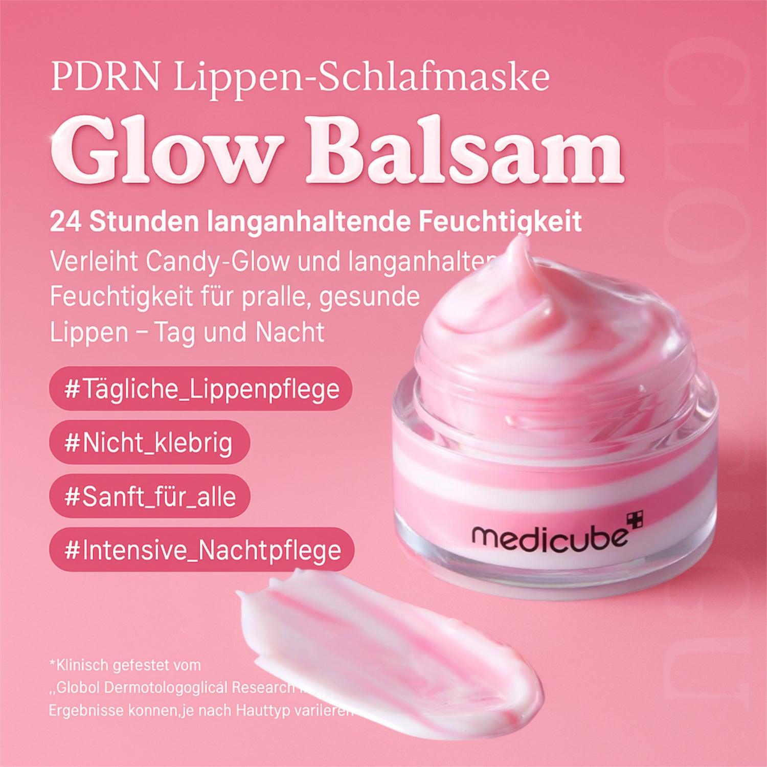 Medicube PDRN Lip Sleeping Mask Glow Balm 10g K Beauty Hautpflege für strahlende Haut