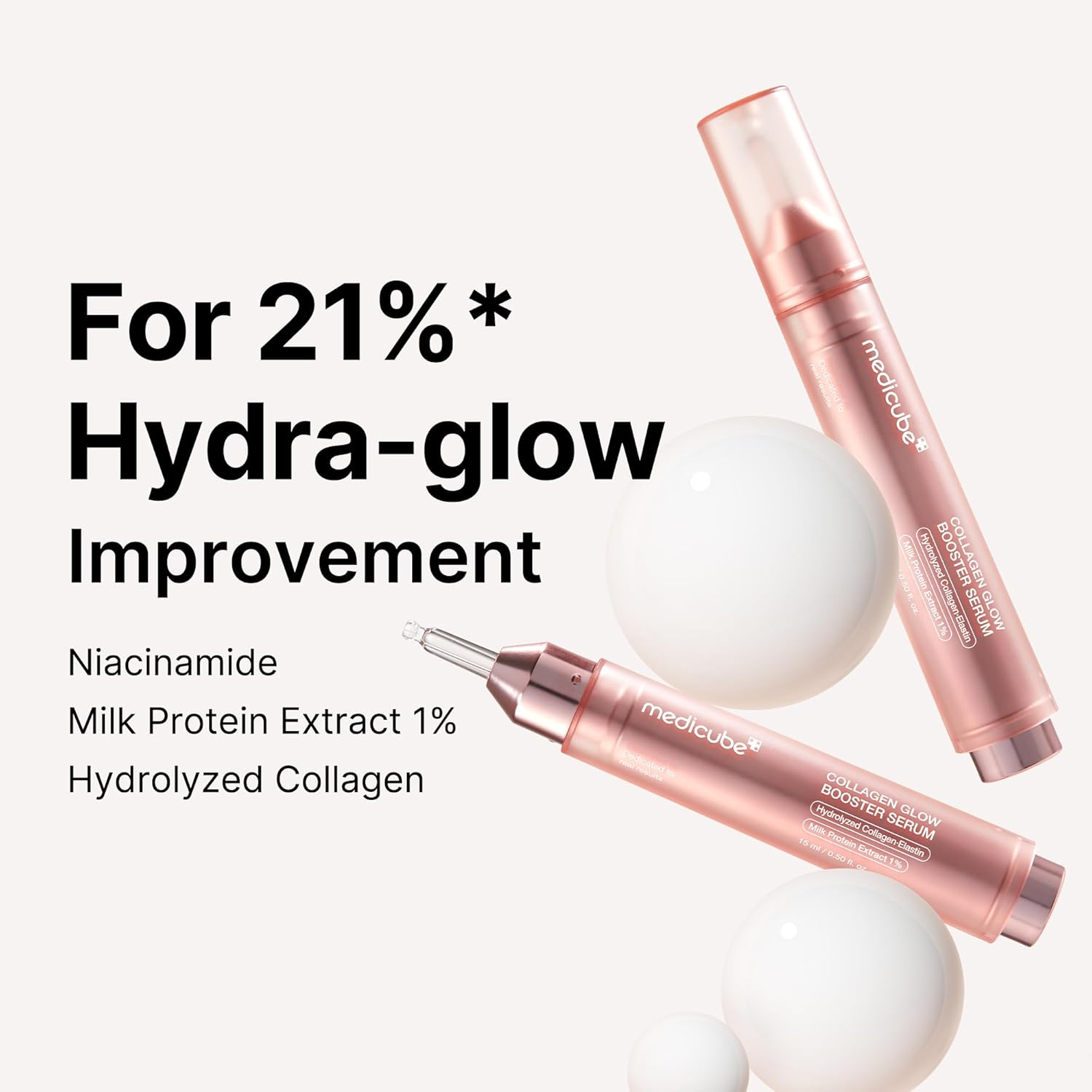 Medicube Collagen Glow Booster Serum 15ml K Beauty Hautpflege für strahlende Haut