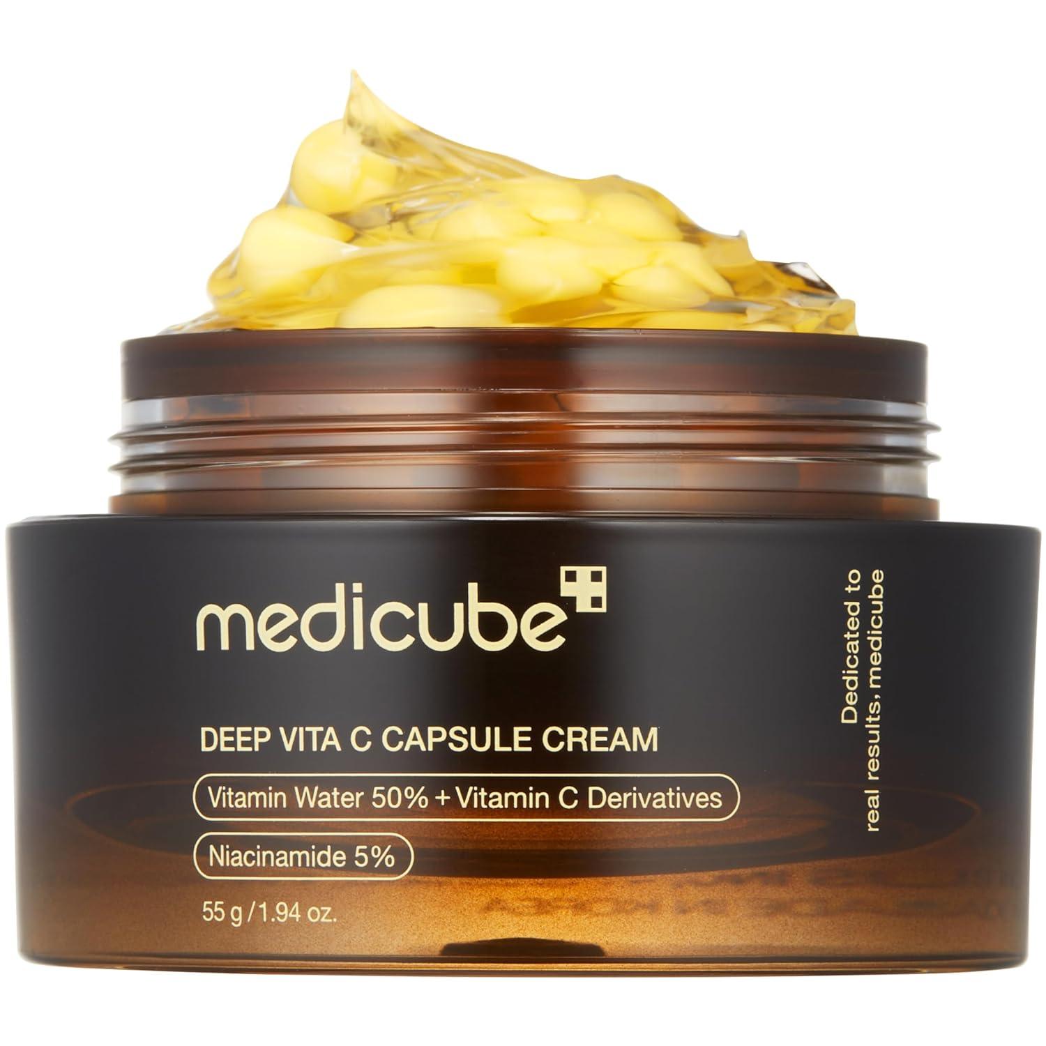 Medicube Deep Vita C Capsule Cream 55g K Beauty Hautpflege für strahlende Haut