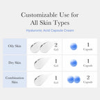 Medicube Hyaluronic Moisturizing Capsule Cream 55g K Beauty Hautpflege für strahlende Haut