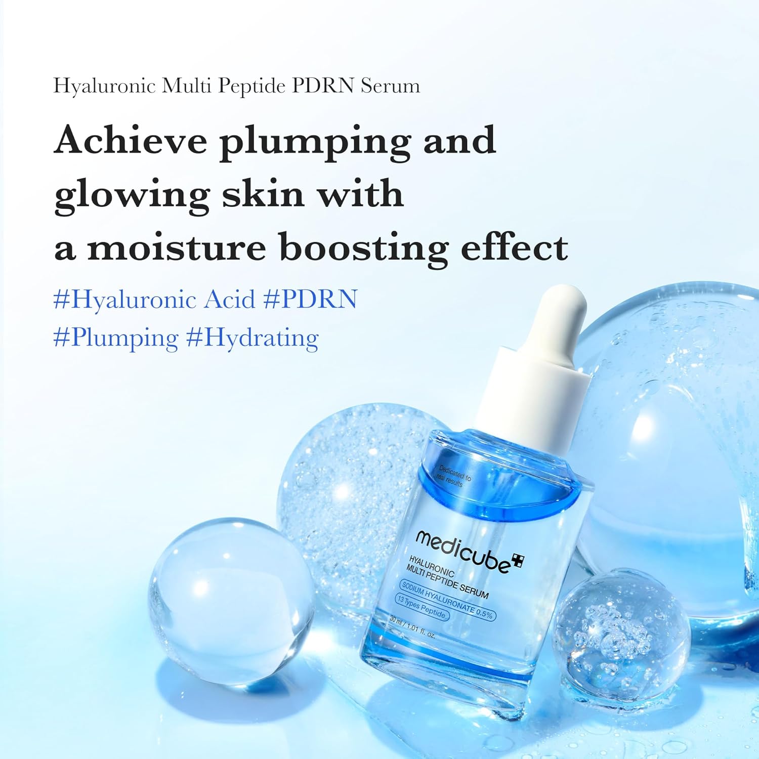 Medicube Hyaluronic Multi Peptide Serum 30ml K Beauty Hautpflege für strahlende Haut