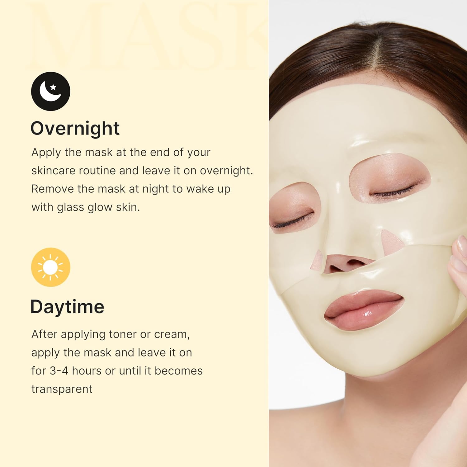 Medicube Kojic Acid Turmeric Brightening Gel Mask 1St. K Beauty Hautpflege für strahlende Haut