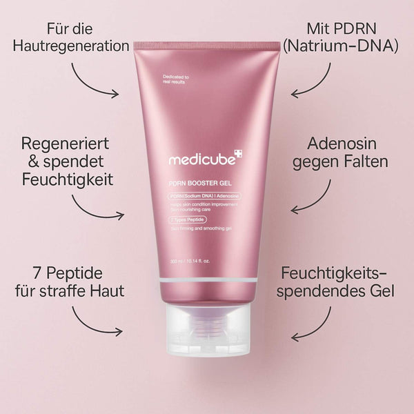 Medicube PDRN Booster Gel 300ml K Beauty Hautpflege für strahlende Haut