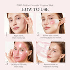 Medicube PDRN Pink Caffeine Night Wrapping Mask 75ml K Beauty Hautpflege für strahlende Haut