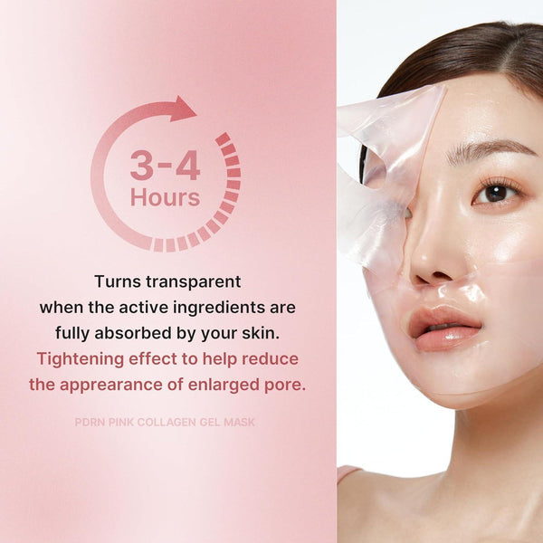 Medicube PDRN Pink Collagen Gel Mask 28g Sheet K Beauty Hautpflege für strahlende Haut