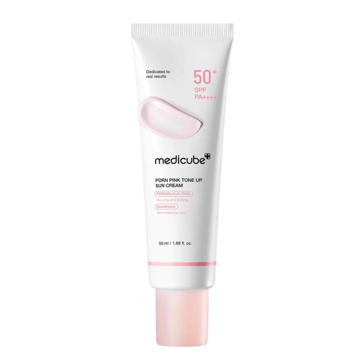 Medicube PDRN Pink Tone Up Sun Cream 50ml K Beauty Hautpflege für strahlende Haut