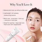 Medicube PDRN Pink Tone Up Sun Cream 50ml K Beauty Hautpflege für strahlende Haut