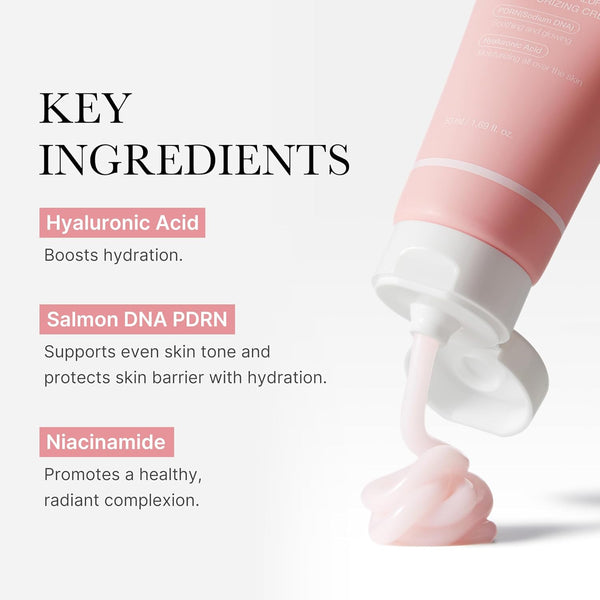 Medicube PDRN Pink Hyaluronic Moisturizing Cream 50ml K Beauty Hautpflege für strahlende Haut