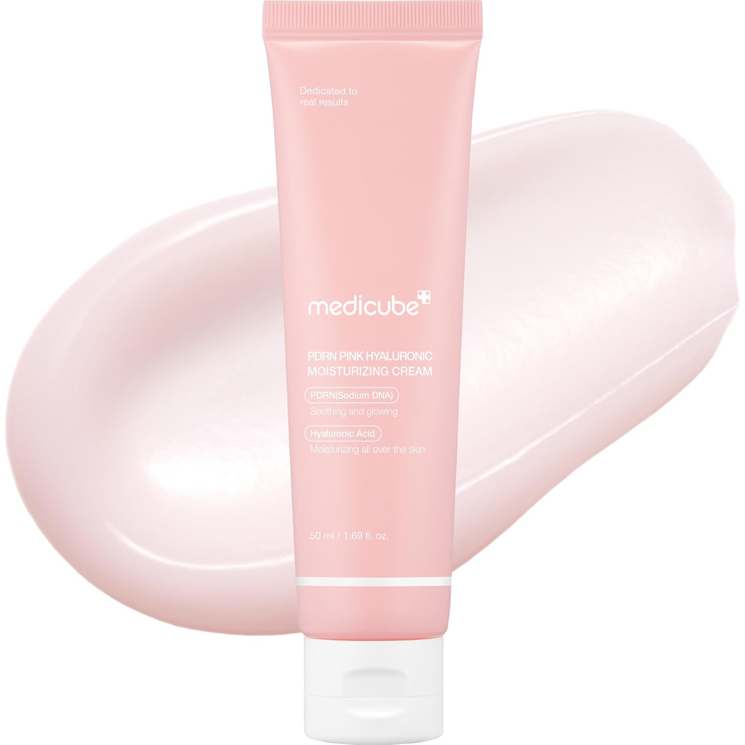 Medicube PDRN Pink Hyaluronic Moisturizing Cream 50ml K Beauty Hautpflege für strahlende Haut