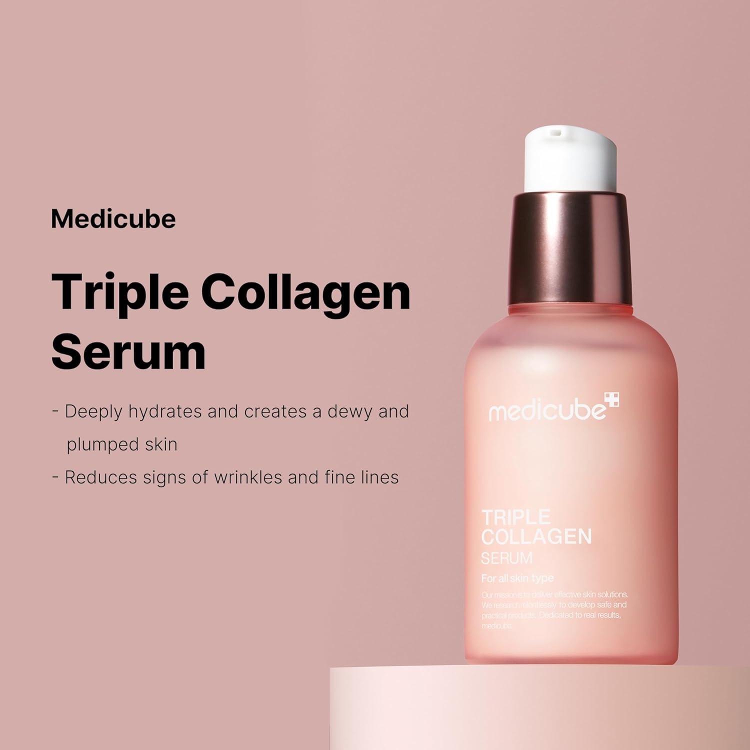 Medicube Triple Collagen Serum 4.0 55ml K Beauty Hautpflege für strahlende Haut