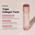 Medicube Triple Collagen Toner 4.0 - 140 ml K Beauty Hautpflege für strahlende Haut