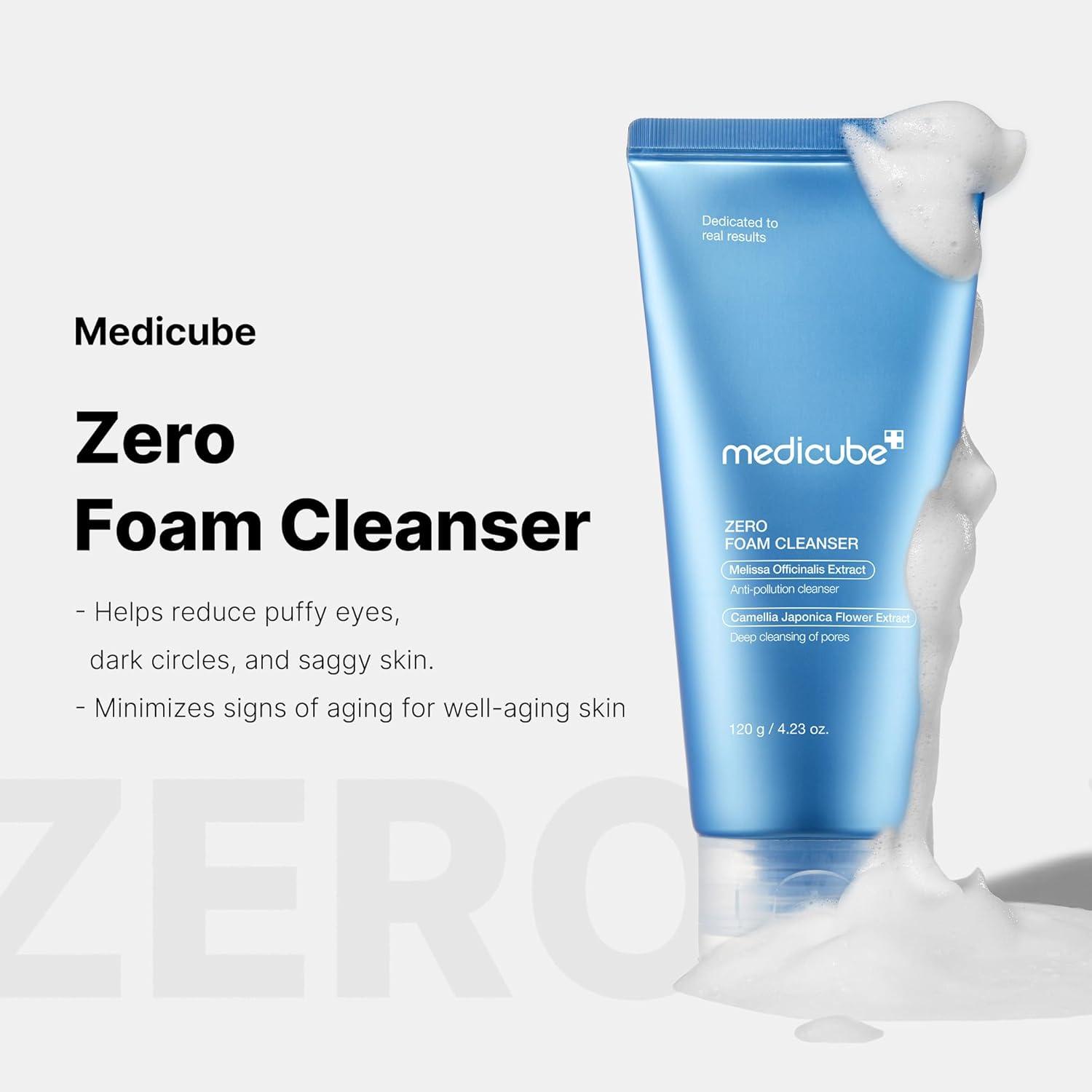 Medicube Zero Foam Cleanser 120ml K Beauty Hautpflege für strahlende Haut