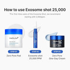 Medicube Zero One Day Exosome Shot Pore Ampoule 25000 13ml K Beauty Hautpflege für strahlende Haut