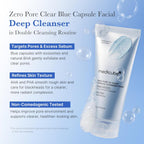 Medicube Zero Pore SA Clear Capsule Cleansing Foam 120 g K Beauty Hautpflege für strahlende Haut