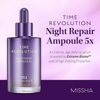 MISSHA Time Revolution Night Repair Ampoule 5X K Beauty Hautpflege für strahlende Haut