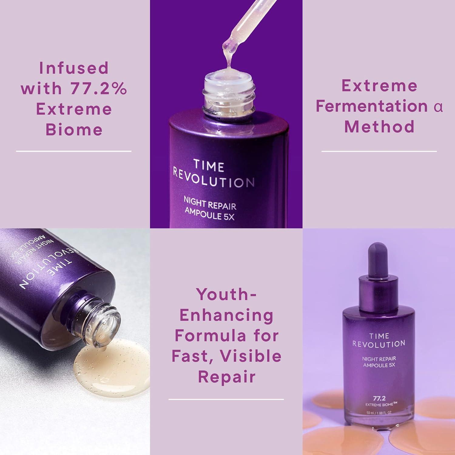 MISSHA Time Revolution Night Repair Ampoule 5X K Beauty Hautpflege für strahlende Haut
