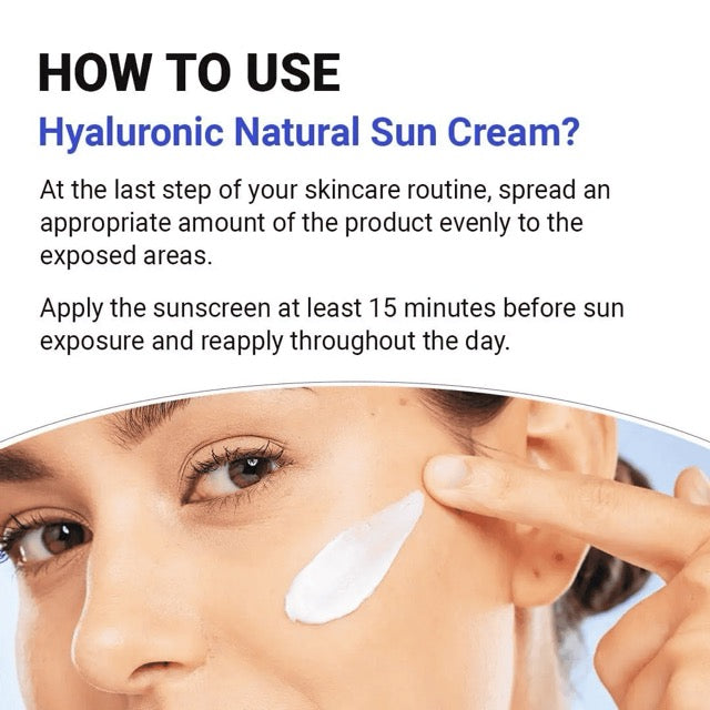 ISNTREE Hyaluronic Acid Natural Sun Cream SPF50 PA++++ K Beauty Hautpflege für strahlende Haut