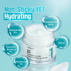 Numbuzin No.1 Pantothenic B5 Active Soothing Cream 80 ml K Beauty Hautpflege für strahlende Haut