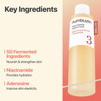 Numbuzin No.3 Super Glowing Essence Toner 200ml K Beauty Hautpflege für strahlende Haut