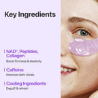 Numbuzin No.9 NAD+ Collagen Under Eye Patches K Beauty Hautpflege für strahlende Haut