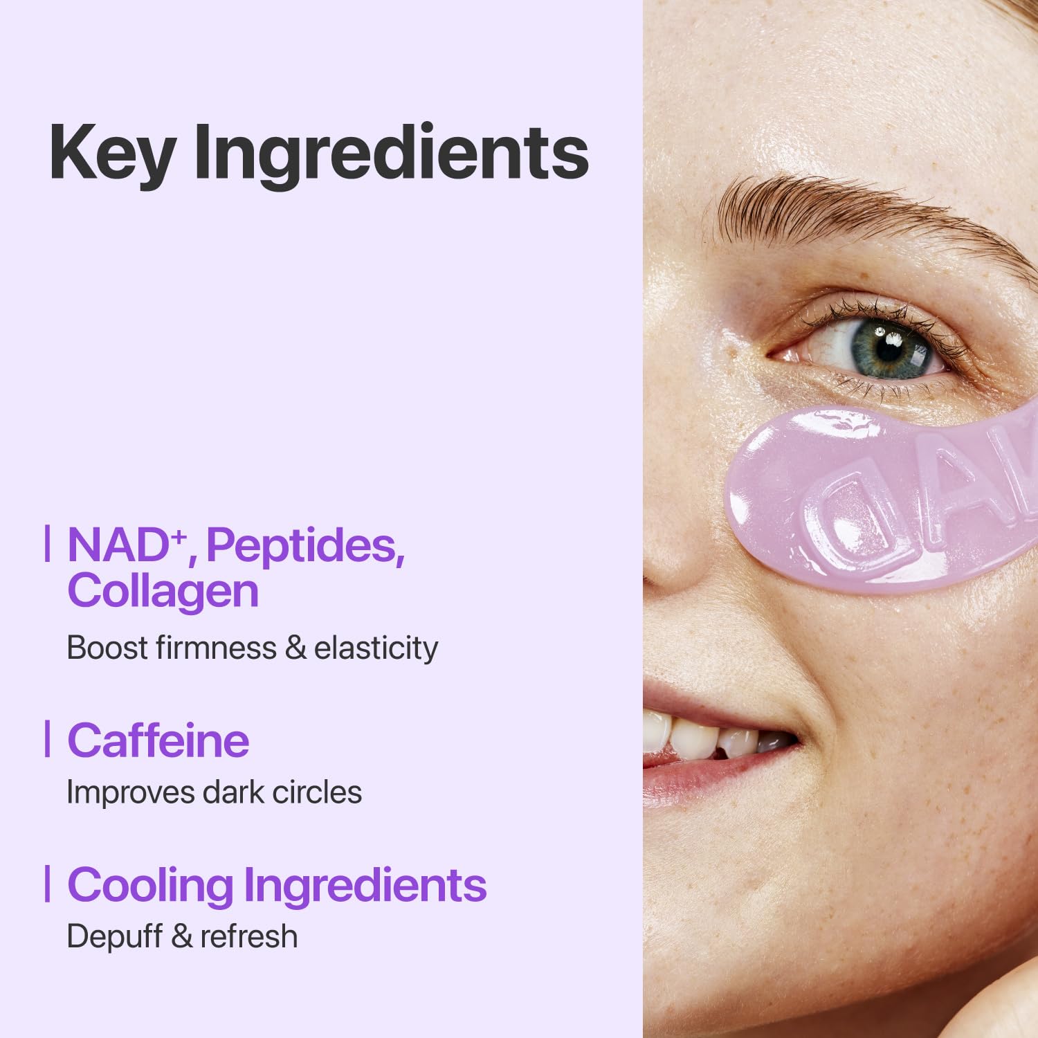 Numbuzin No.9 NAD+ Collagen Under Eye Patches K Beauty Hautpflege für strahlende Haut