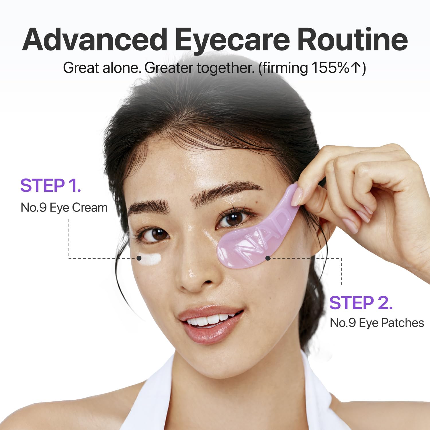 Numbuzin No.9 NAD+ Collagen Under Eye Patches K Beauty Hautpflege für strahlende Haut