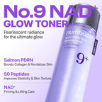 Numbuzin No.9 PDRN Glow Boosting Toner 150ml K Beauty Hautpflege für strahlende Haut