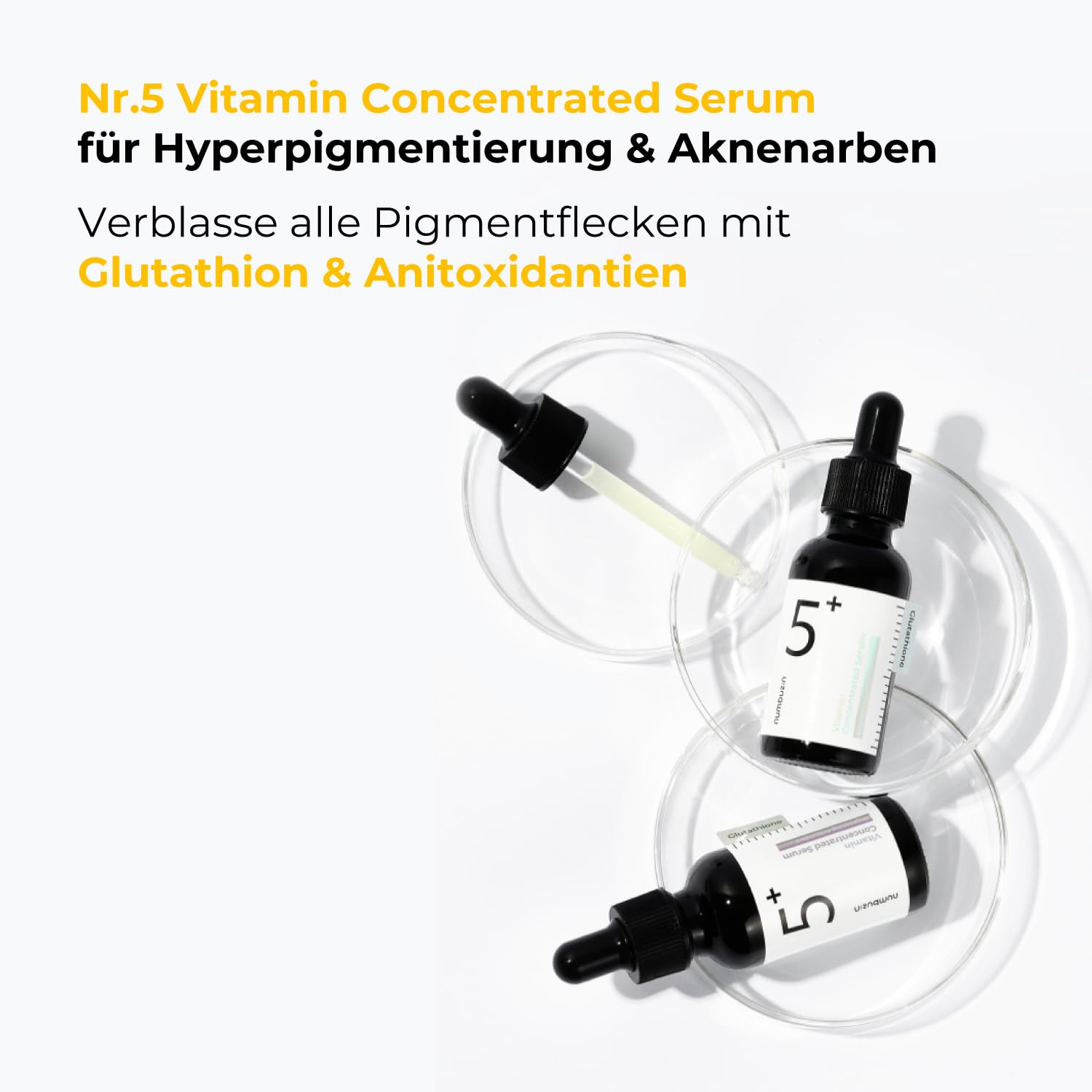 Numbuzin No.5 Vitamin Concentrated Serum 30ml K Beauty Hautpflege für strahlende Haut