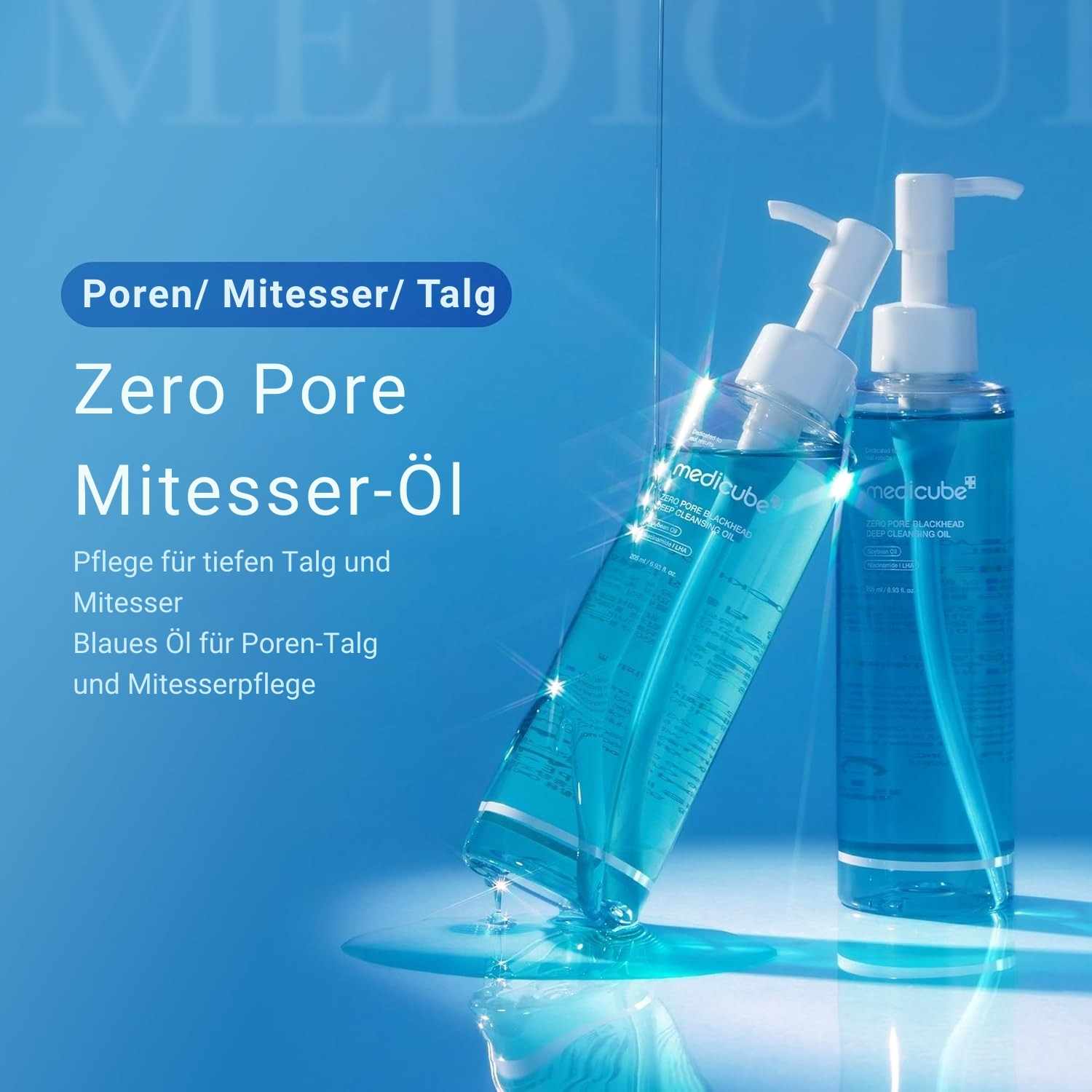 Medicube Zero Pore Blackhead Deep Cleansing Oil 205ml K Beauty Hautpflege für strahlende Haut