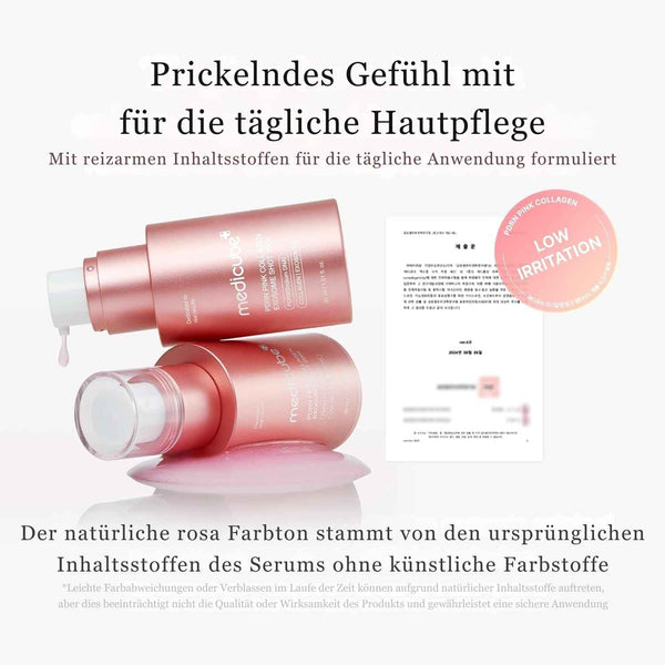 Medicube PDRN Pink Collagen Exosome Shot Serum 2000 K Beauty Hautpflege für strahlende Haut