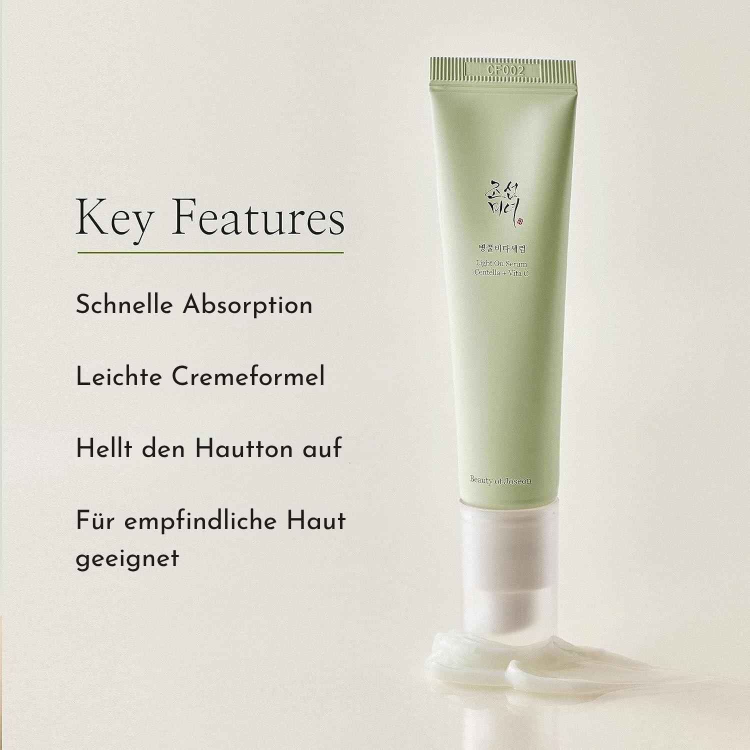Beauty of Joseon Light On Serum Centella + Vita C 30ml K Beauty Hautpflege für strahlende Haut