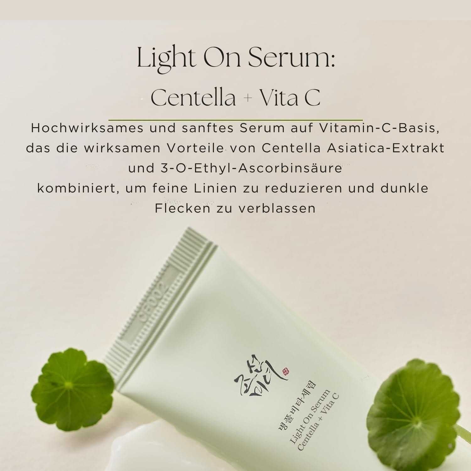 Beauty of Joseon Light On Serum Centella + Vita C 30ml K Beauty Hautpflege für strahlende Haut