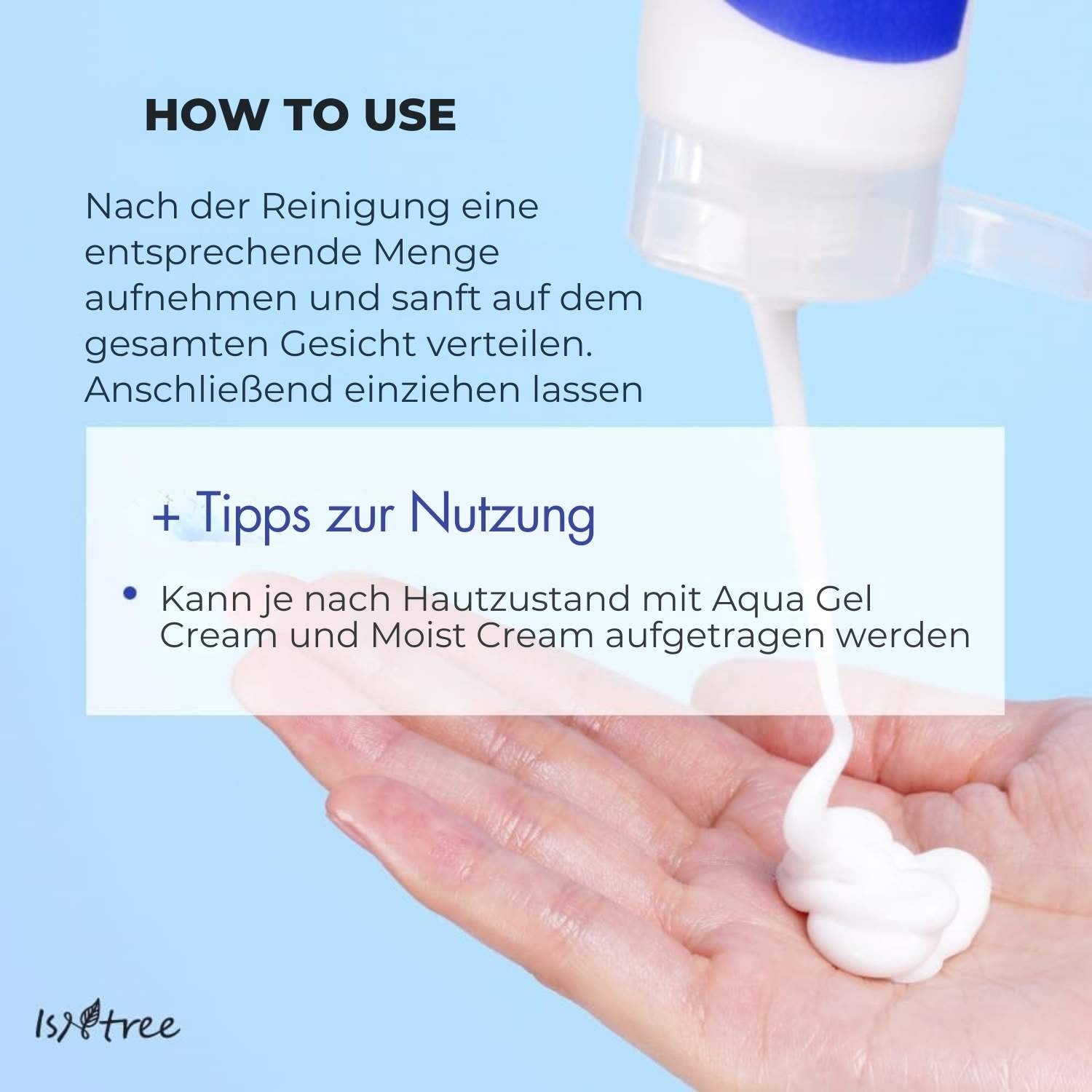 Isntree Hyaluronic Acid Moist Cream 100 ml K Beauty Hautpflege für strahlende Haut