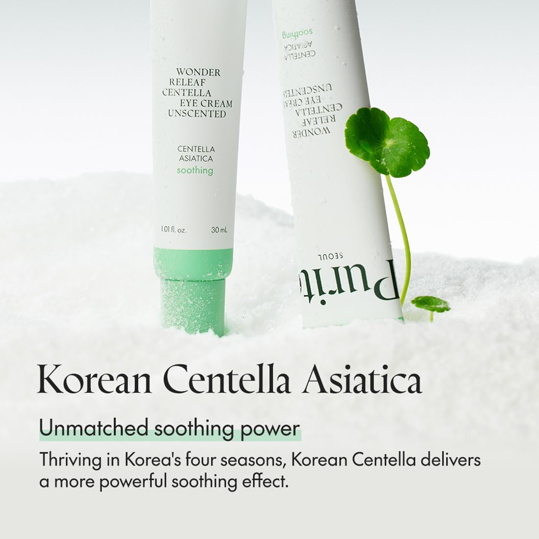 Purito Seoul Wonder Releaf Centella Eye Cream Unscented 30ml K Beauty Hautpflege für strahlende Haut