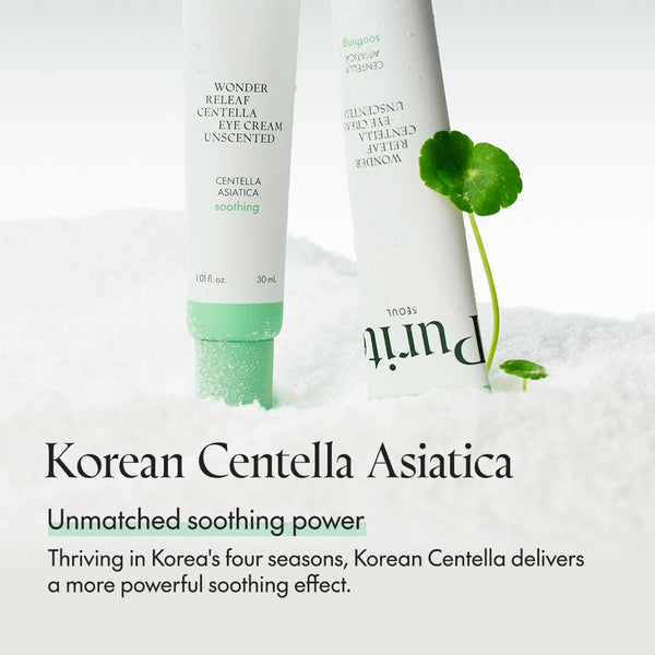 Purito Seoul Wonder Releaf Centella Eye Cream Unscented 30ml K Beauty Hautpflege für strahlende Haut