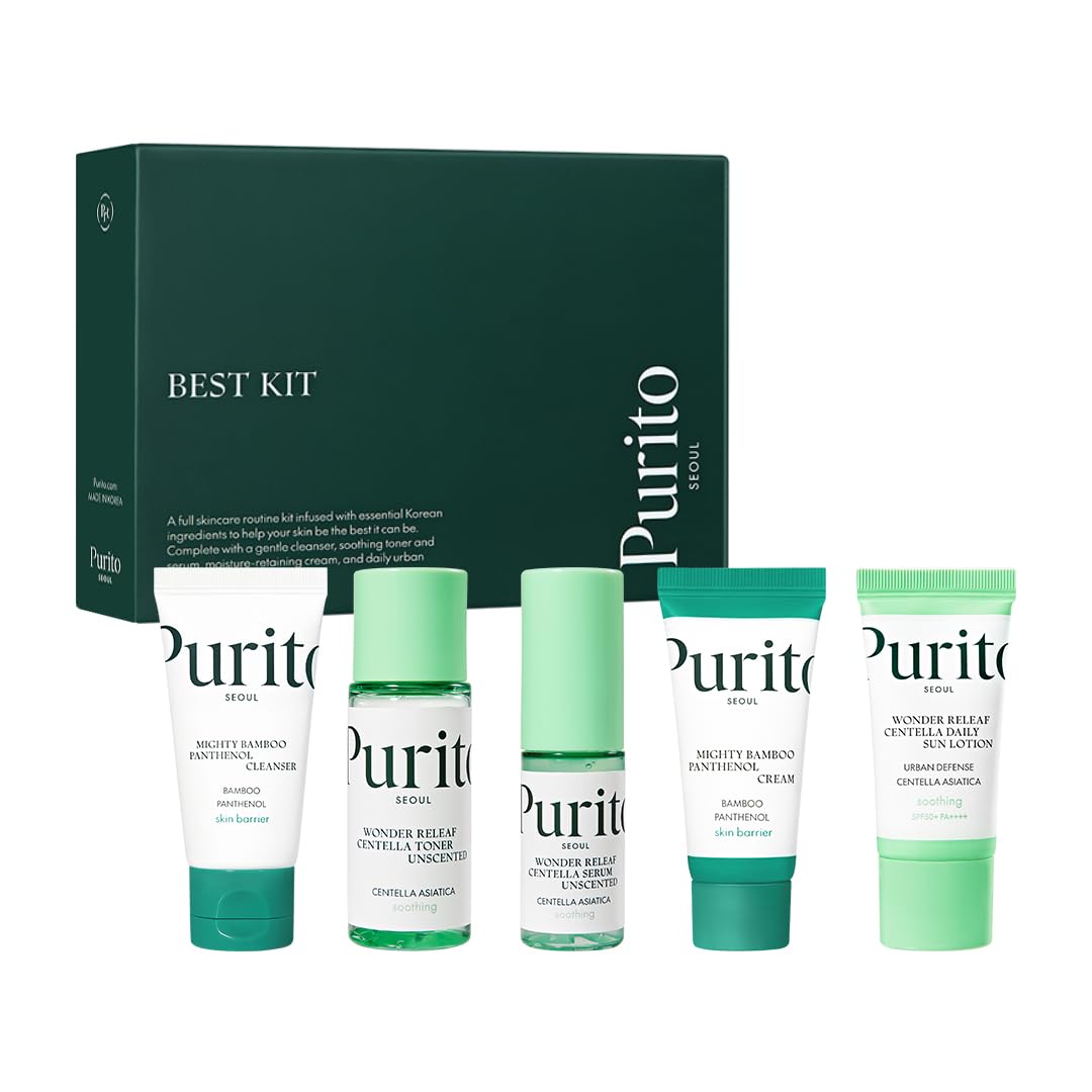 Purito Seoul Best Kit 105 ml K Beauty Hautpflege für strahlende Haut