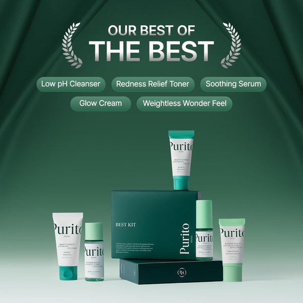 Purito Seoul Best Kit 105 ml K Beauty Hautpflege für strahlende Haut
