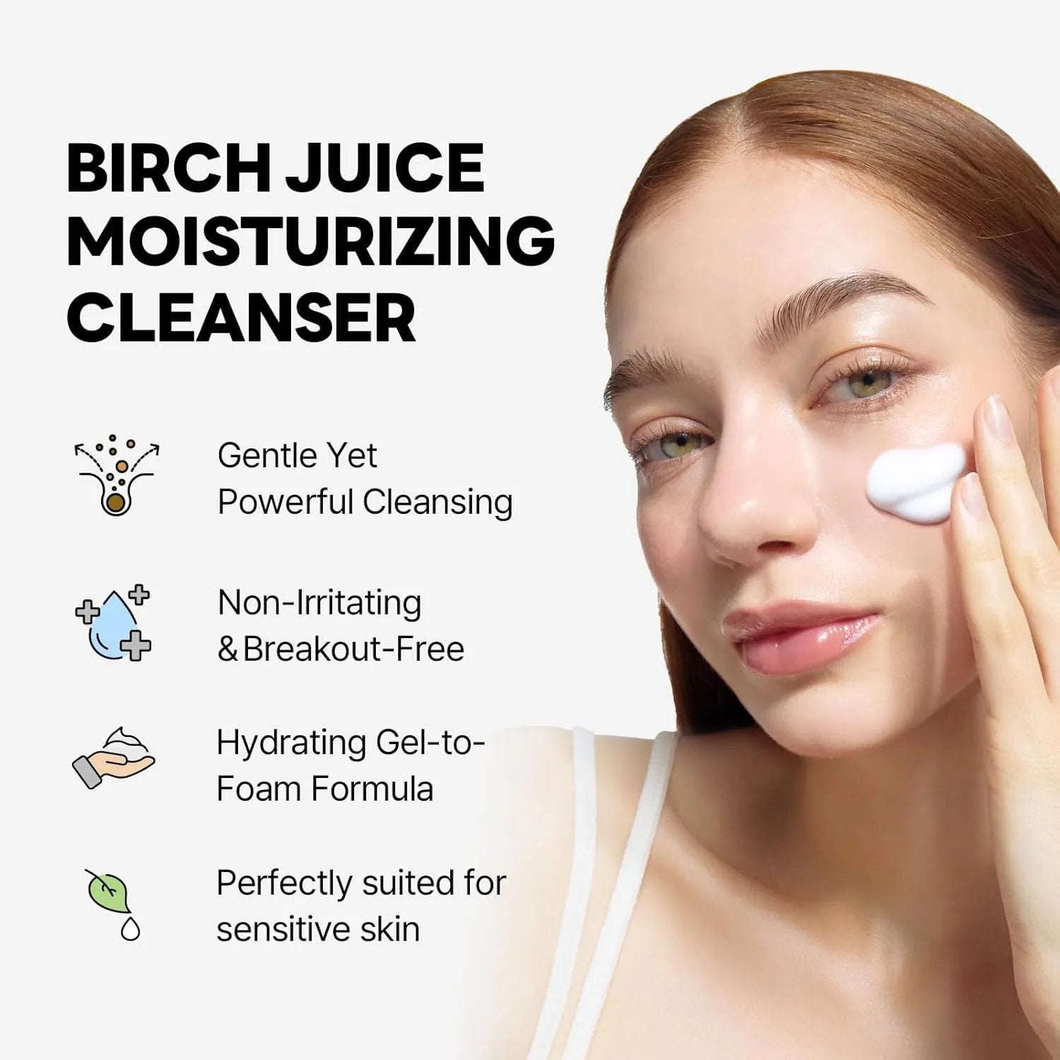 Round Lab Birch Juice Moisturizing Cleanser 150ml K Beauty Hautpflege für strahlende Haut