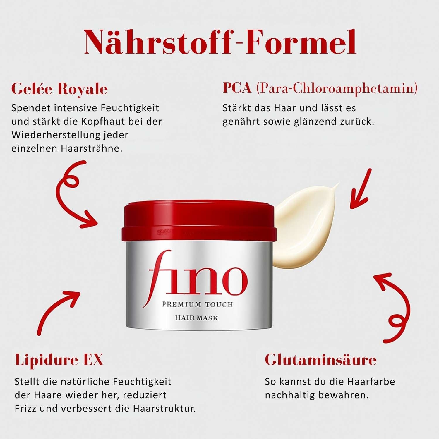 Shiseido Fino Premium Touch Haarmaske 230 g K Beauty Hautpflege für strahlende Haut
